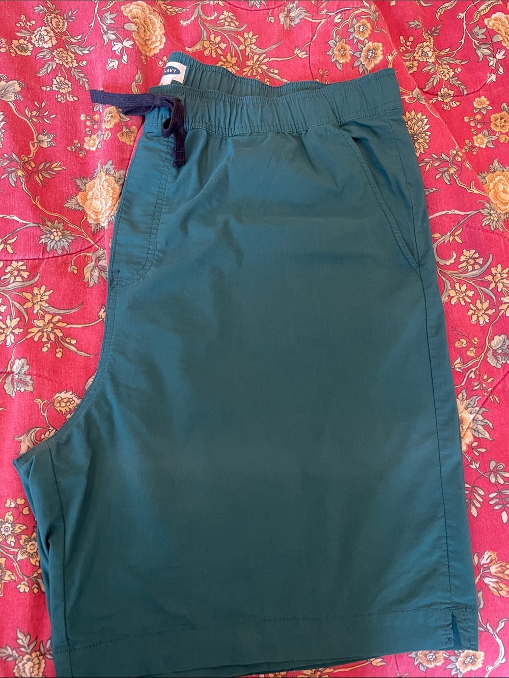Men's Drawstring Casual Shorts - Deep Teal Old Navy size XL